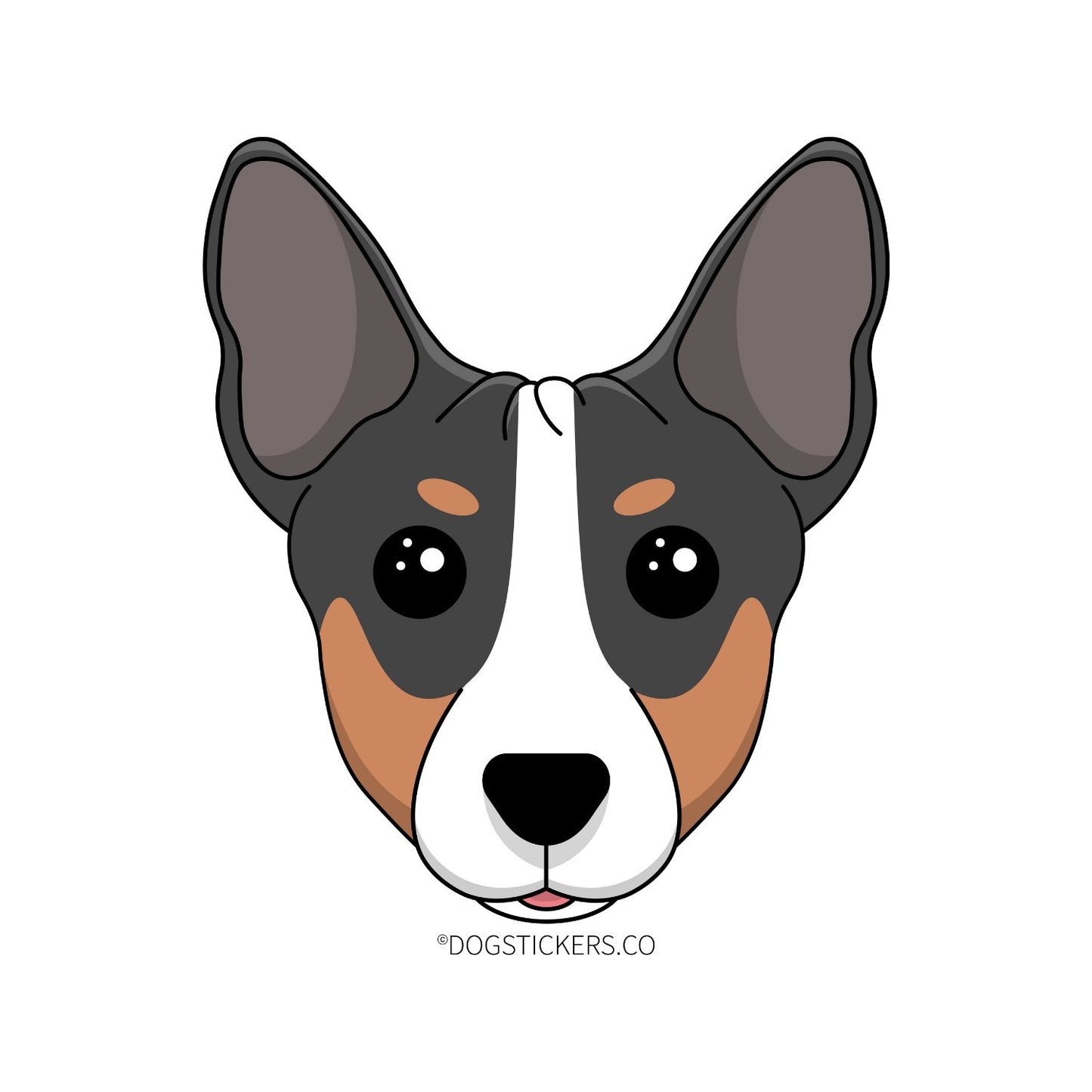 Basenji Dog Sticker - Dogstickers.co