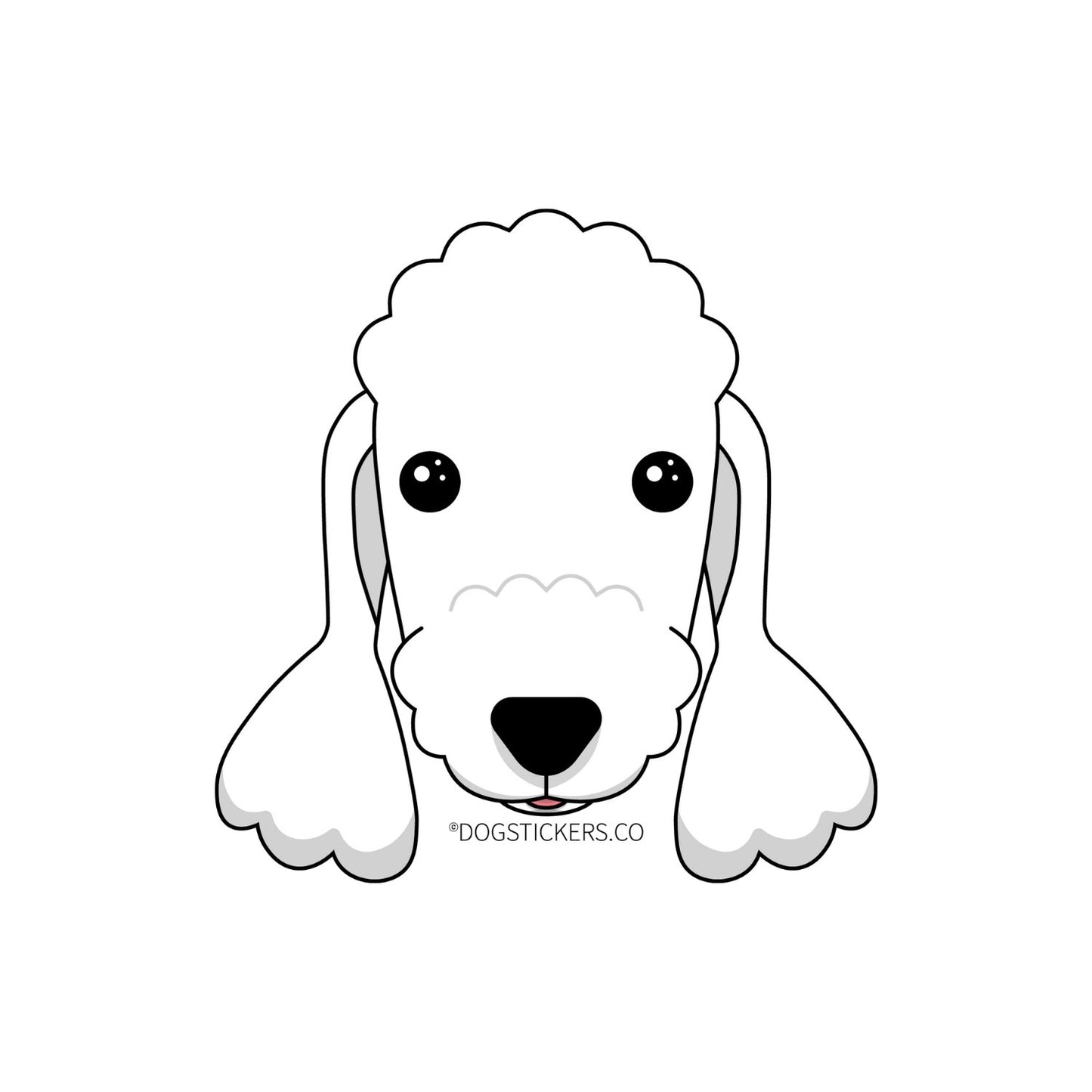 Bedlington Terrier Sticker - Dogstickers.co