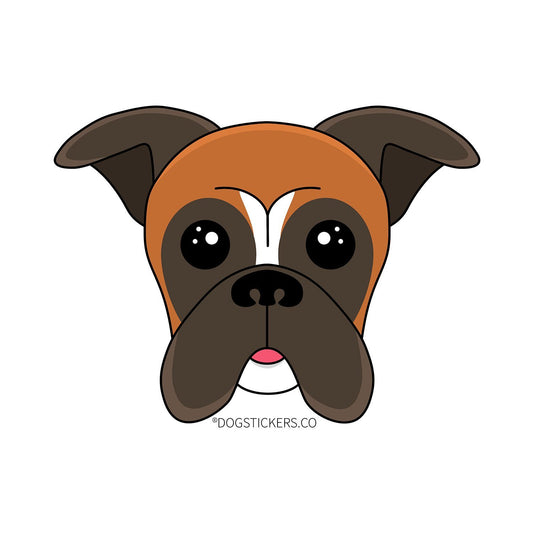 Boxer Sticker - Dogstickers.co