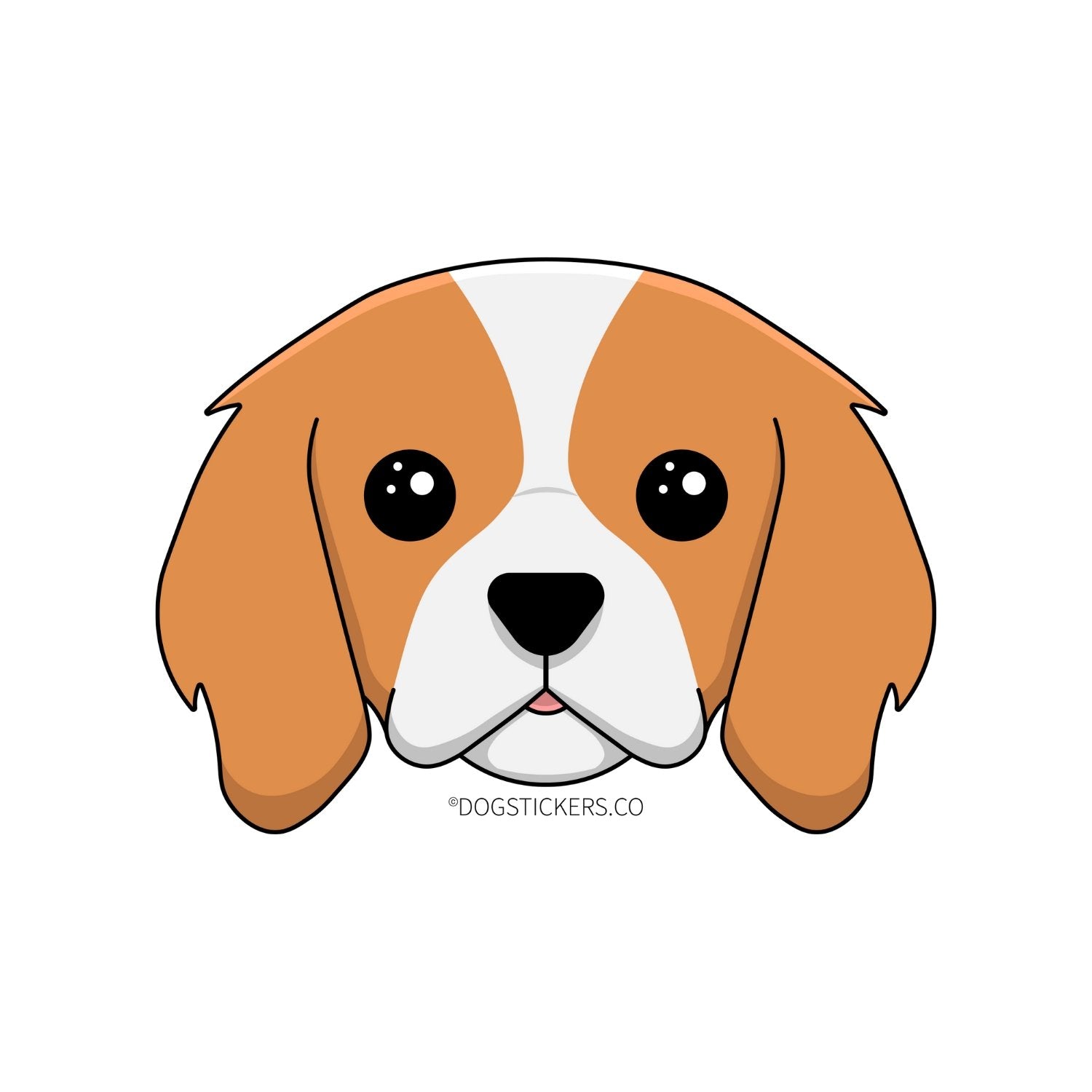 Cavalier King Charles Spaniel Sticker - Dogstickers.co