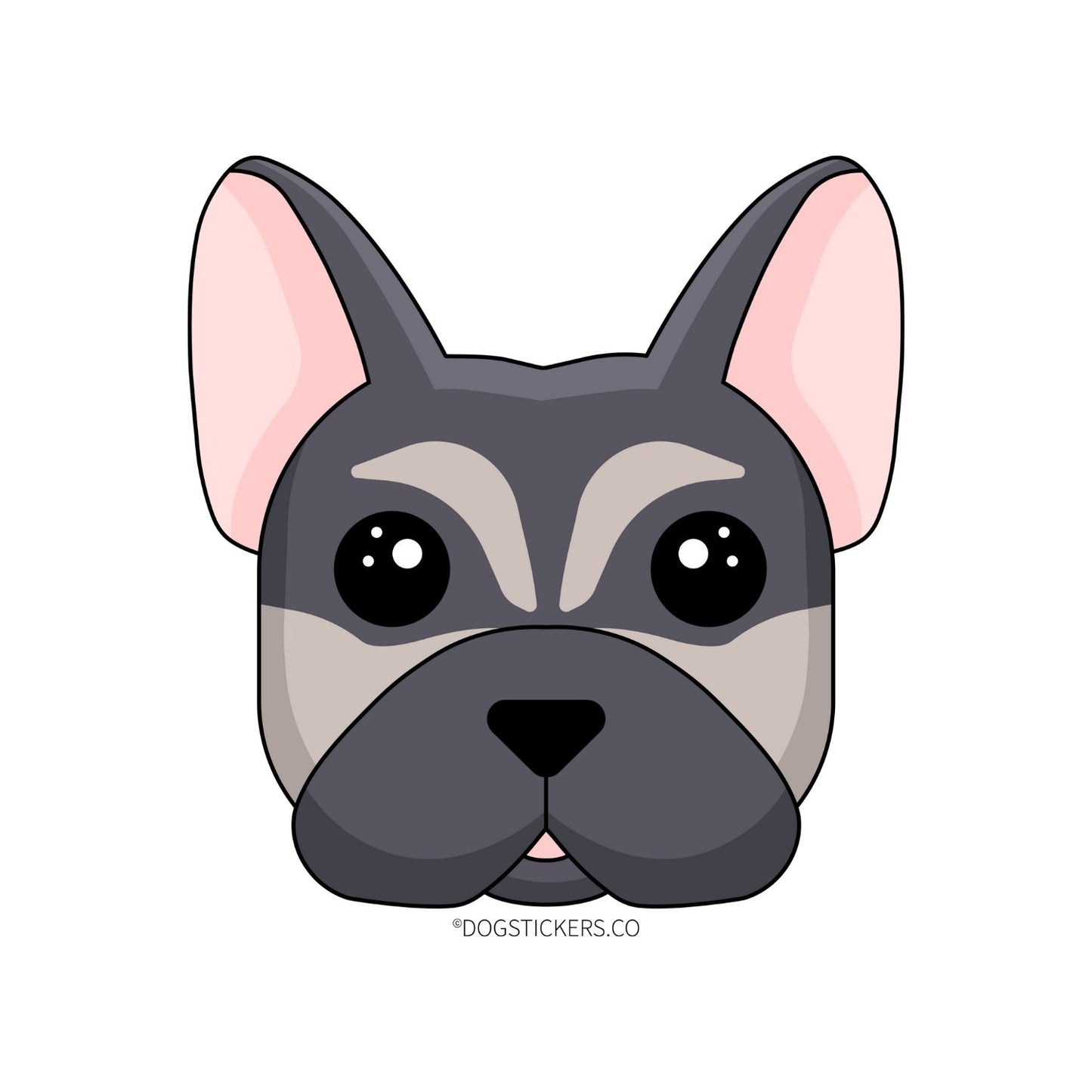French Bulldog Sticker - Dogstickers.co