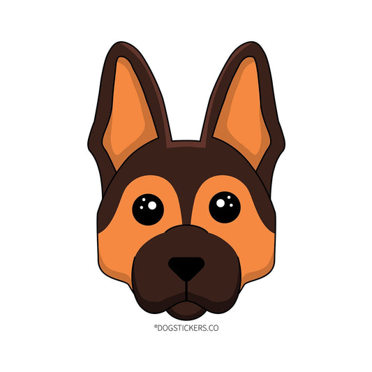 German Shepherd Sticker - Dogstickers.co