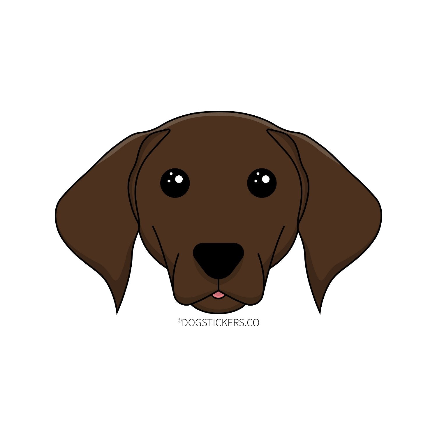 German Shorthaired Pointer Sticker - Dogstickers.co