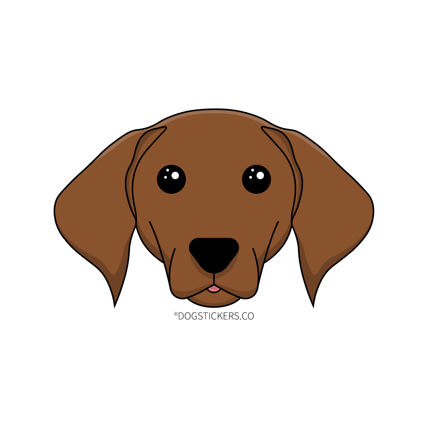 German Shorthaired Pointer Sticker - Dogstickers.co