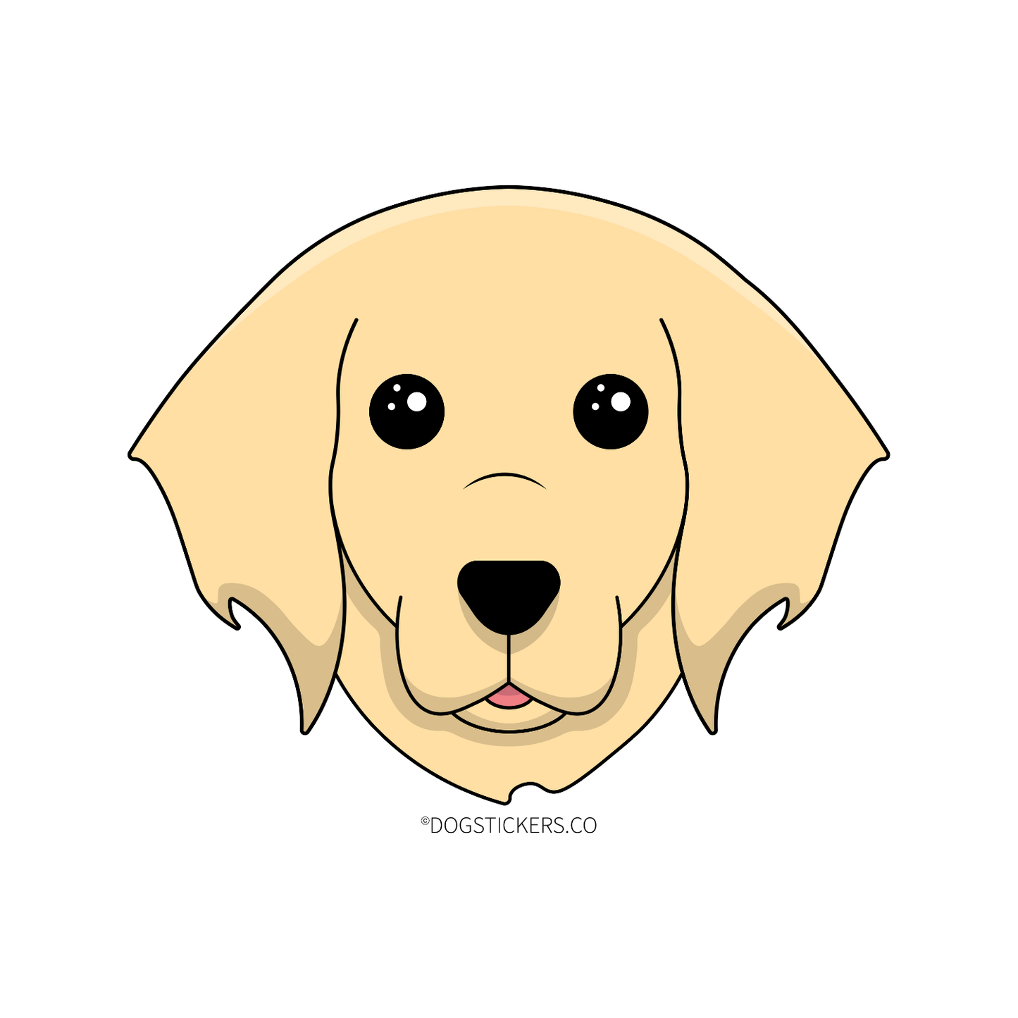 Golden Retriever Sticker - Dogstickers.co