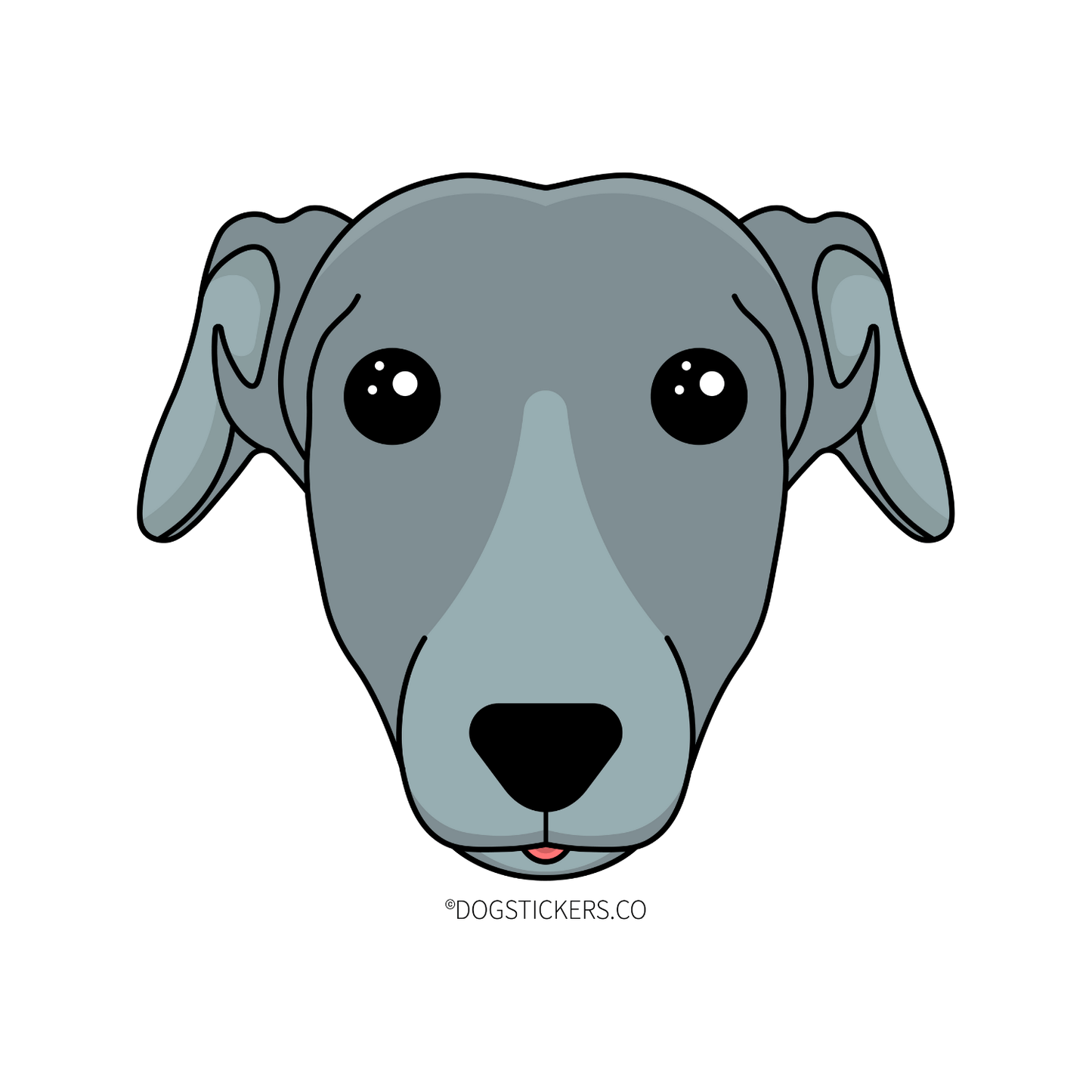 Greyhound Sticker - Dogstickers.co