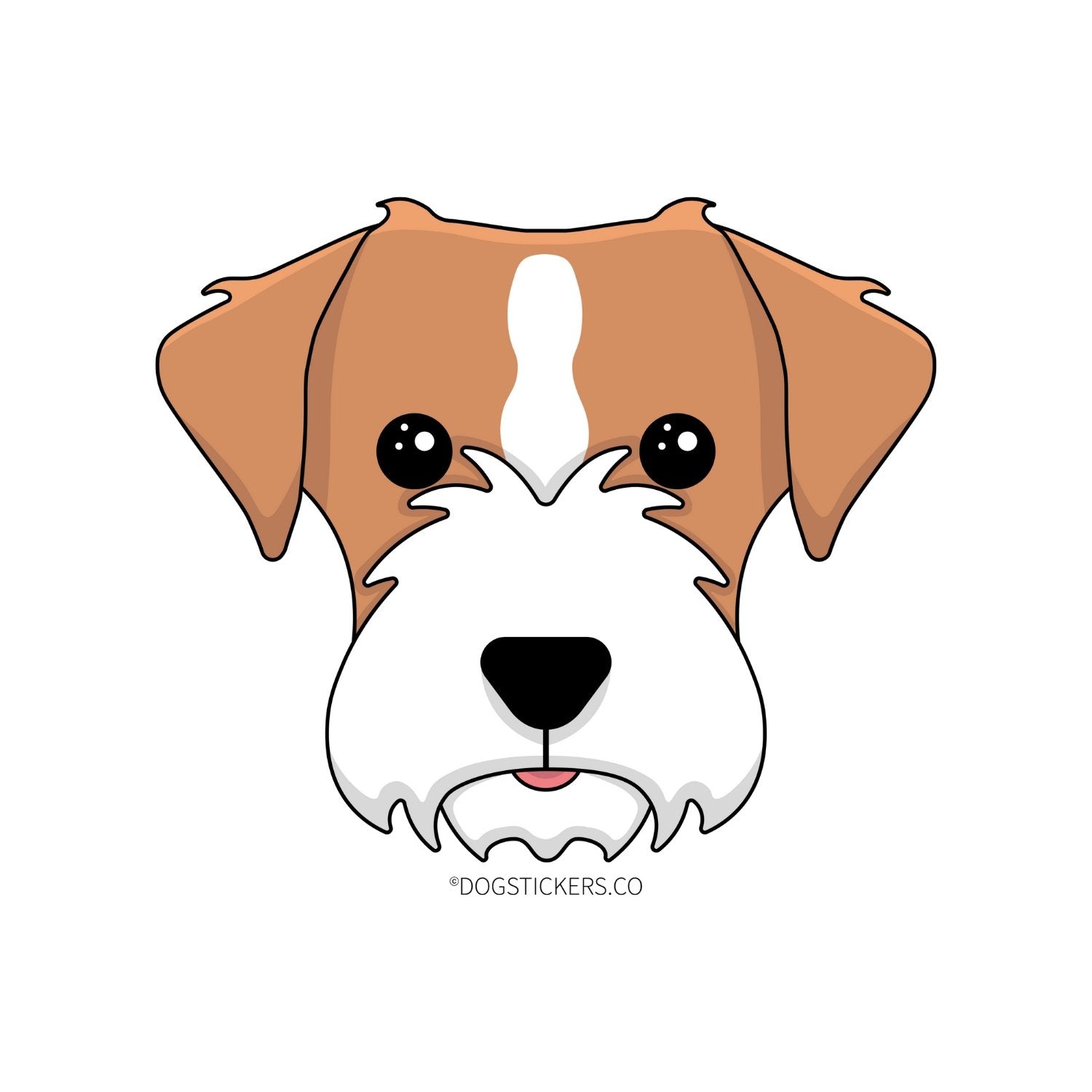 Jack Russell Terrier Dog Sticker - Dogstickers.co