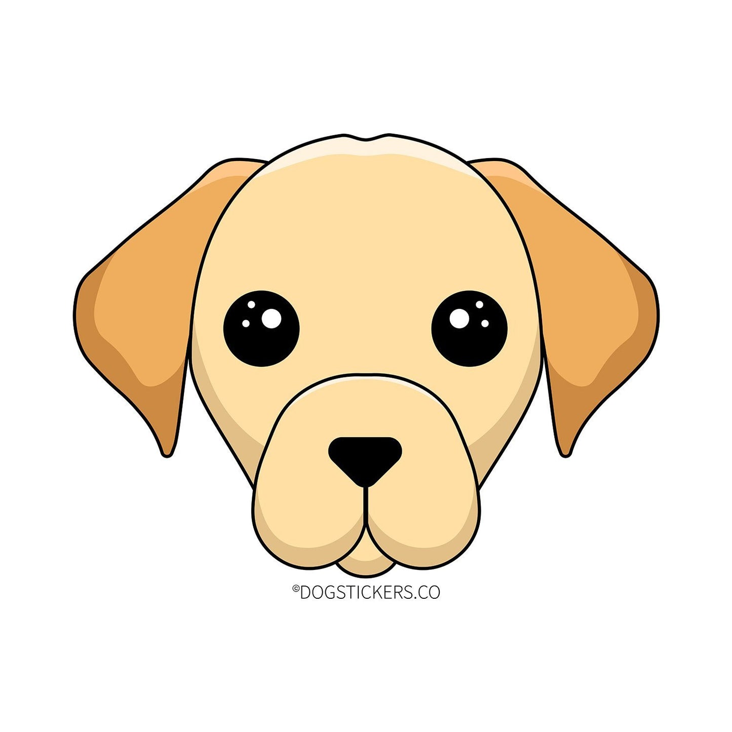 Labrador Retriever Sticker - Dogstickers.co