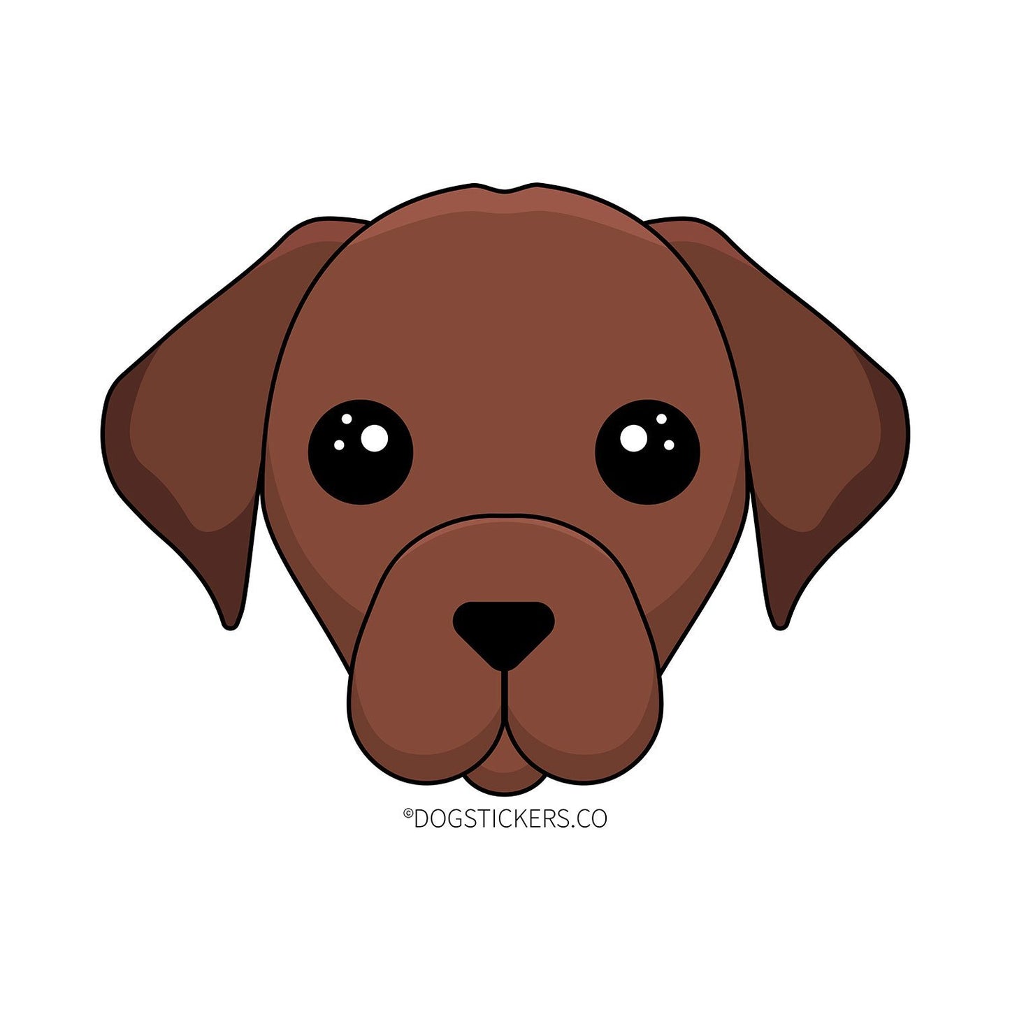 Labrador Retriever Sticker - Dogstickers.co