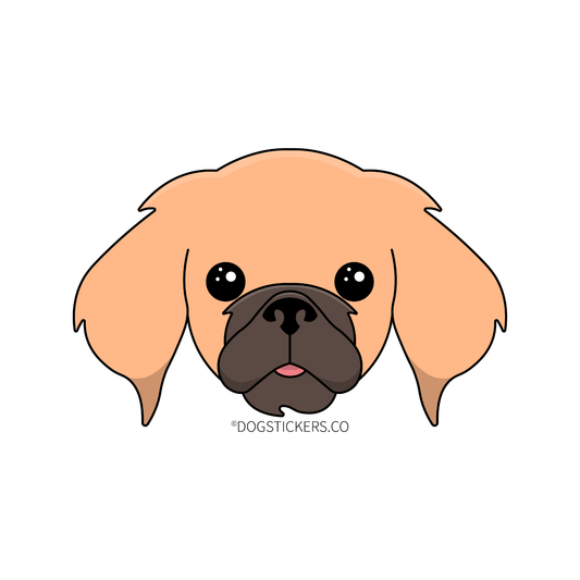 Pekingese Dog Sticker - Dogstickers.co