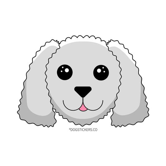 Poodle Sticker - Dogstickers.co
