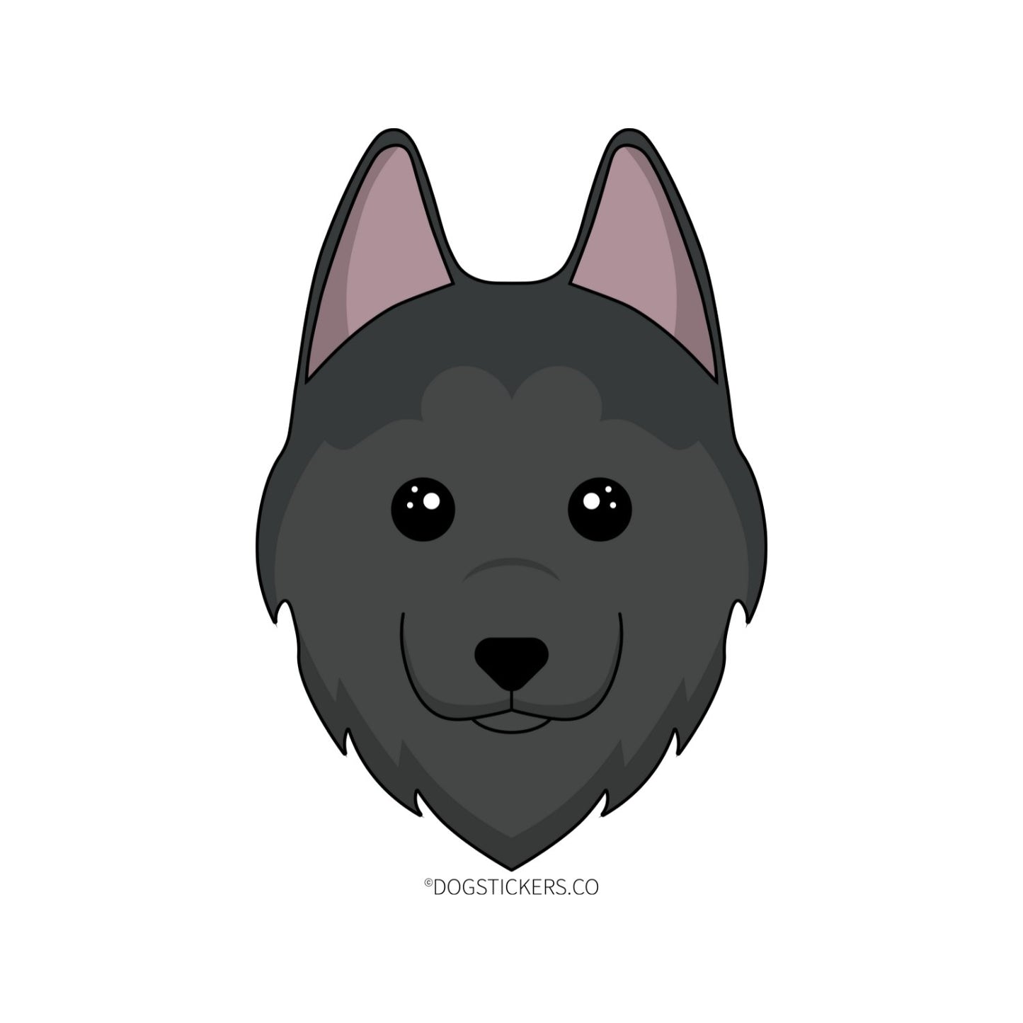 Siberian Husky Sticker - Dogstickers.co
