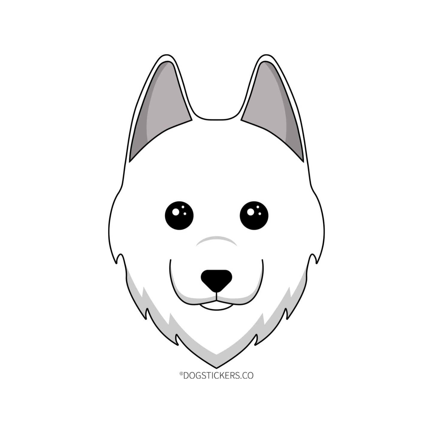 Siberian Husky Sticker - Dogstickers.co