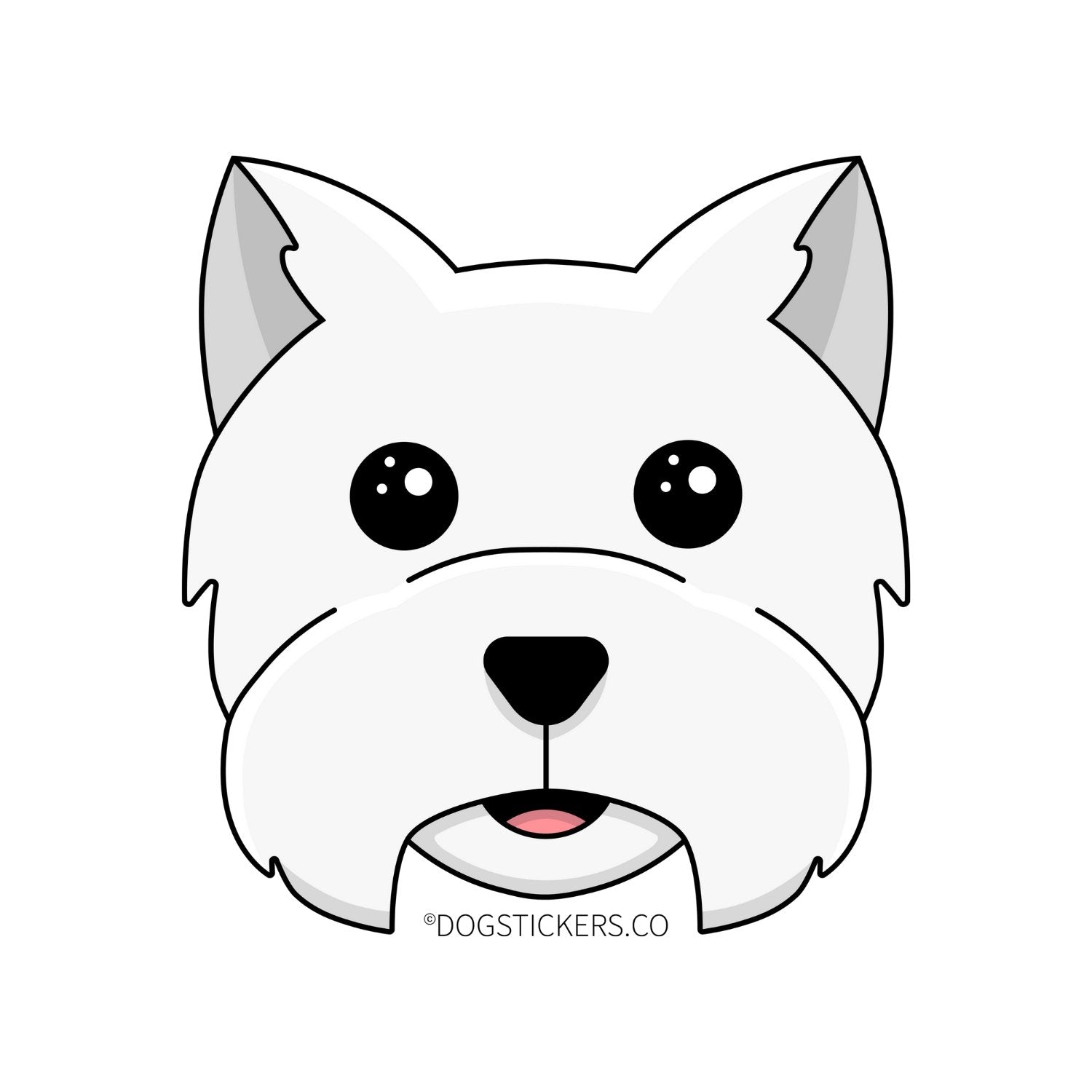 West Highland Terrier Sticker - Dogstickers.co