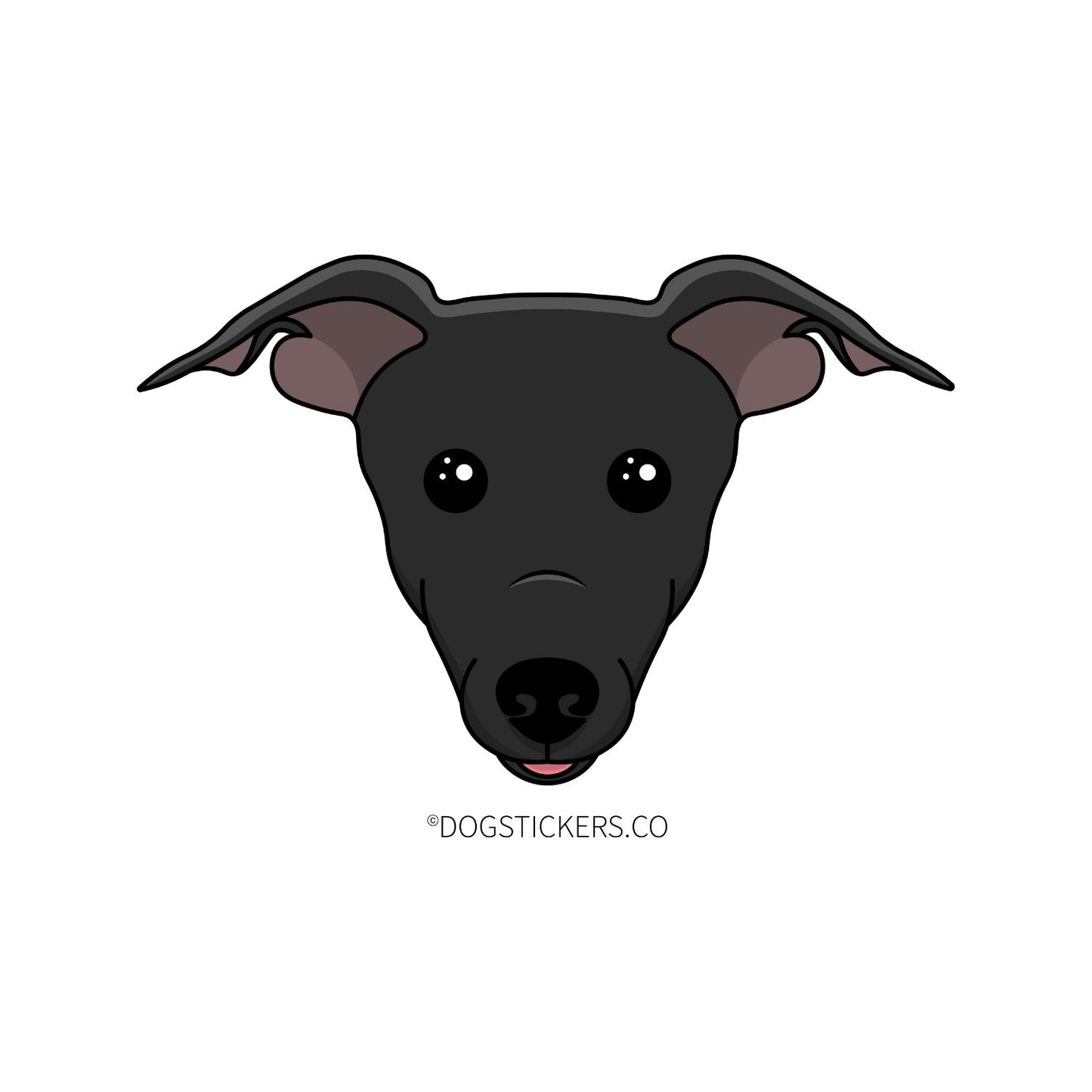 Whippet Sticker - Dogstickers.co