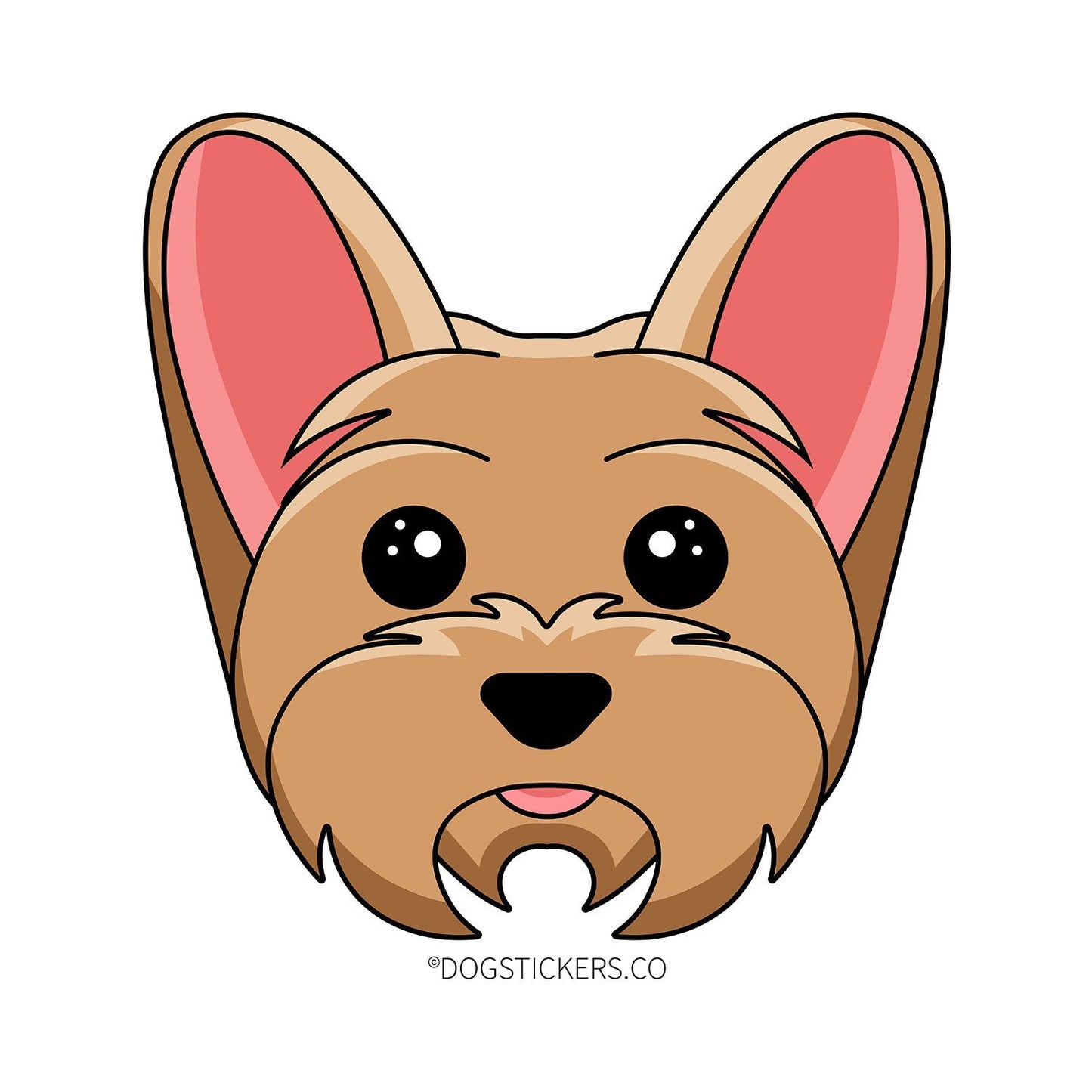 Yorkshire Terrier Sticker - Dogstickers.co